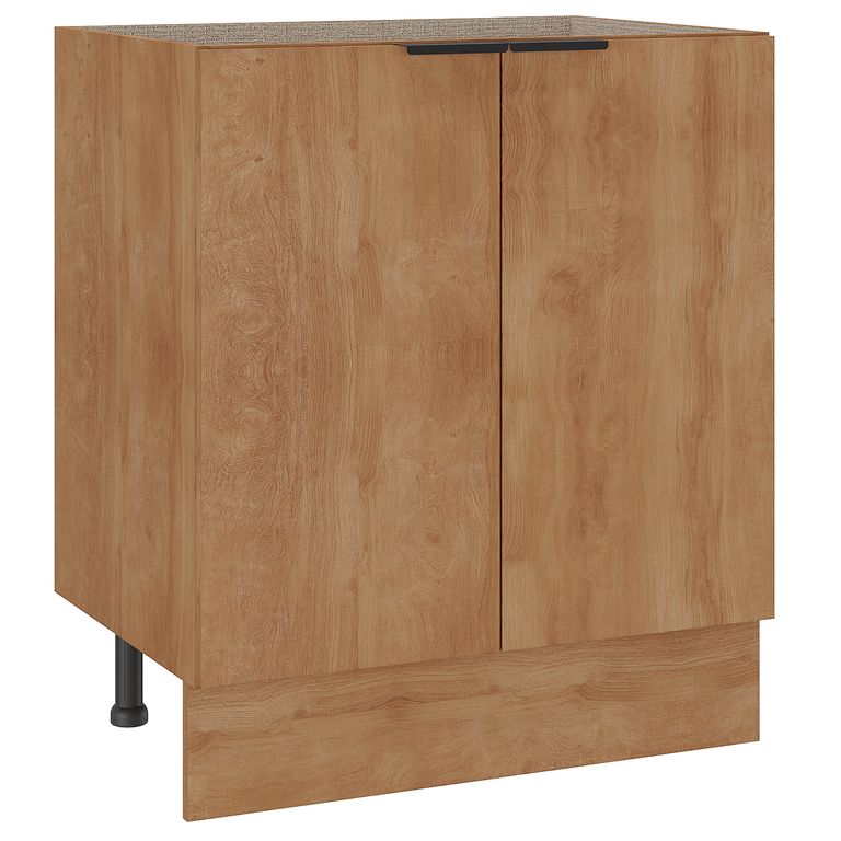 Mueble de cocina base para lavaplatos 80 cm sin cubierta