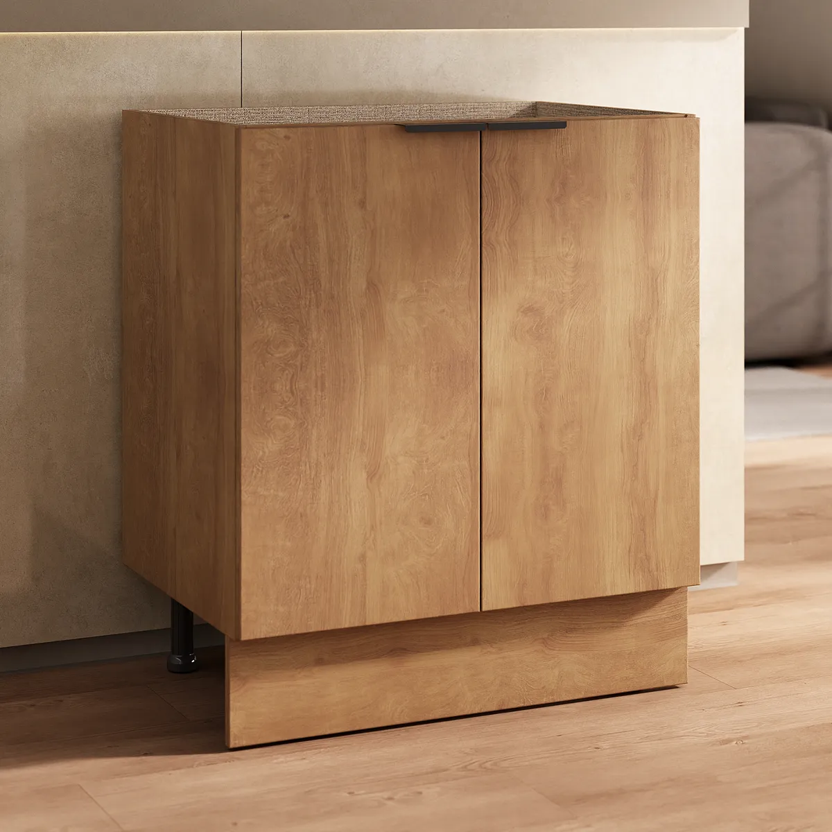 JUST HOME COLLECTION - Mueble de cocina base para lavaplatos 80 cm sin cubierta