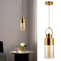 Lámpara Colgante Vidrio Café 13 cm