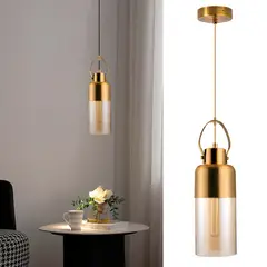 JUST HOME COLLECTION - Lámpara Colgante Vidrio Café 13 cm