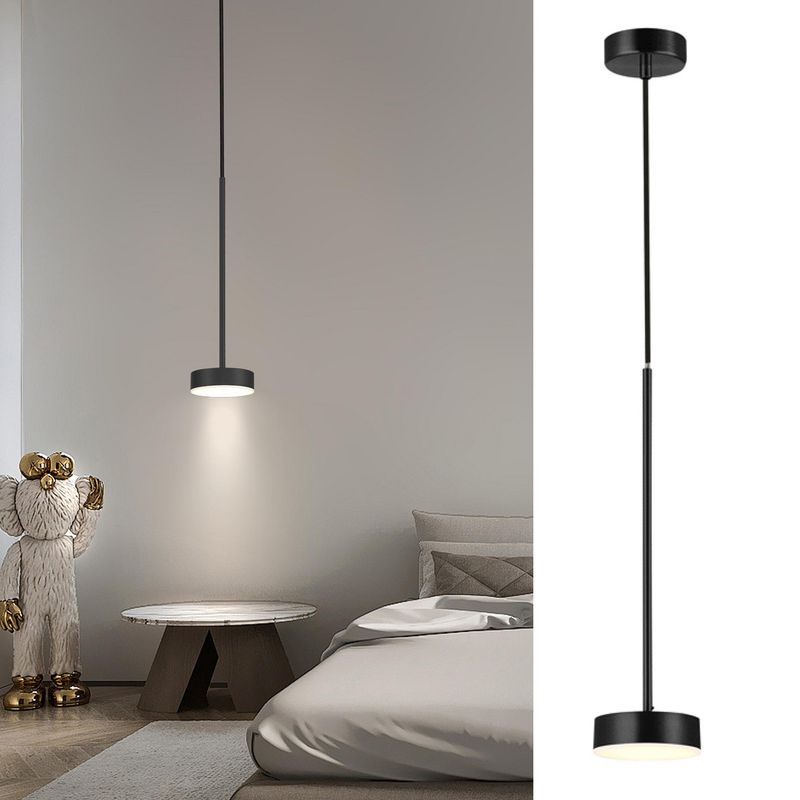 JUST HOME COLLECTION - Lámpara Colgante Metal Negro 10 cm