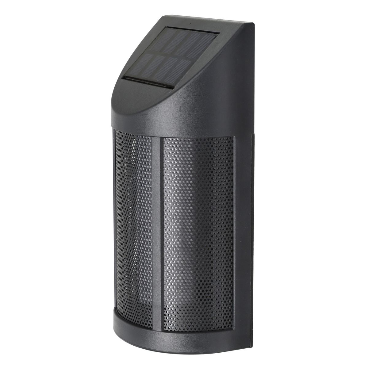 JUST HOME COLLECTION - Aplique Solar Led Exterior Flama Negro