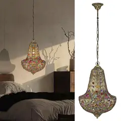 JUST HOME COLLECTION - Lámpara Colgar Florence 1 Luz E27 Mult