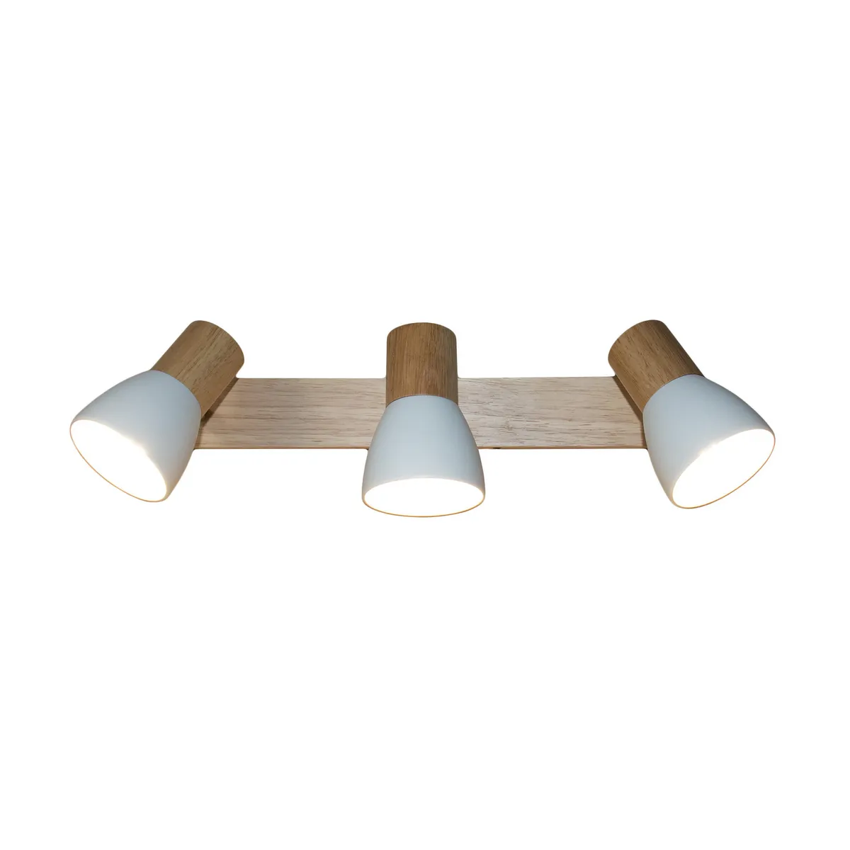 JUST HOME COLLECTION - Barra Suizo 3 Luces Madera Blanco