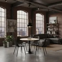 Lámpara Colgante Norse Acero Blanco