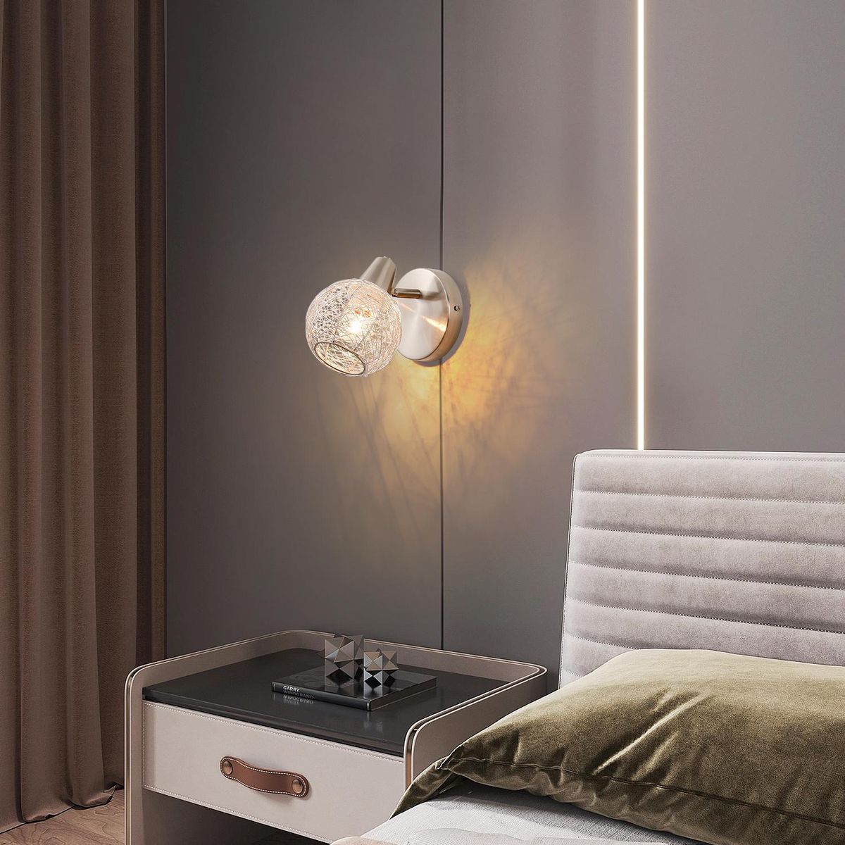 JUST HOME COLLECTION - Apliqué Danubio Acero Gris