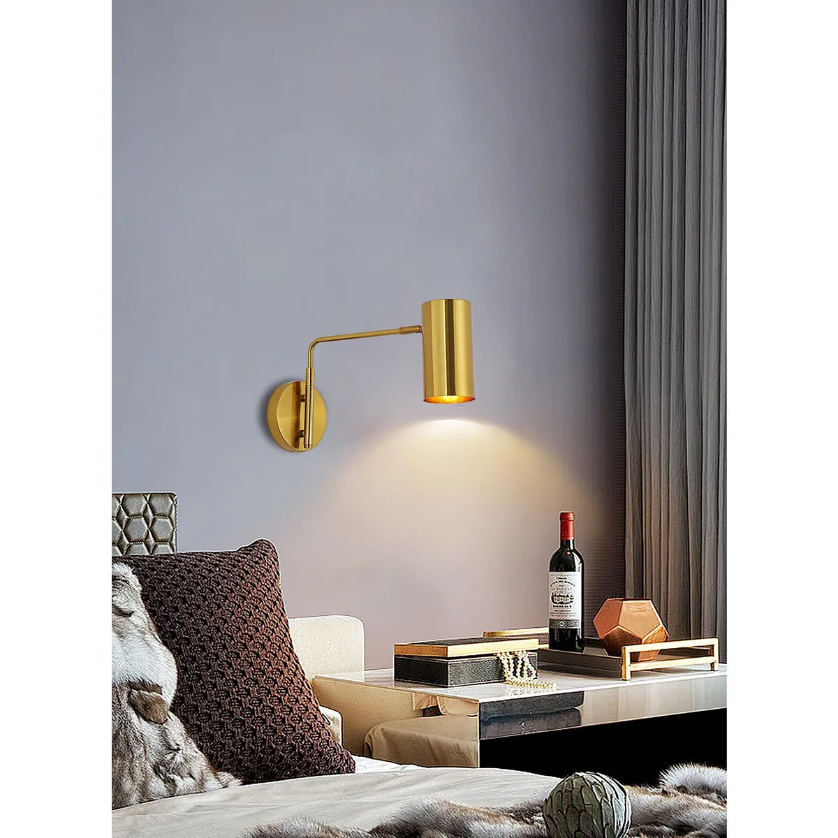 JUST HOME COLLECTION - Apliqué Tarran Acero Amarillo 35 cm