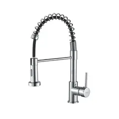 SENSI DACQUA - Llave Monomando de Cocina Flexible Apolo Cromado