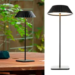 JUST HOME COLLECTION - Lámpara mesa led usb hat gris