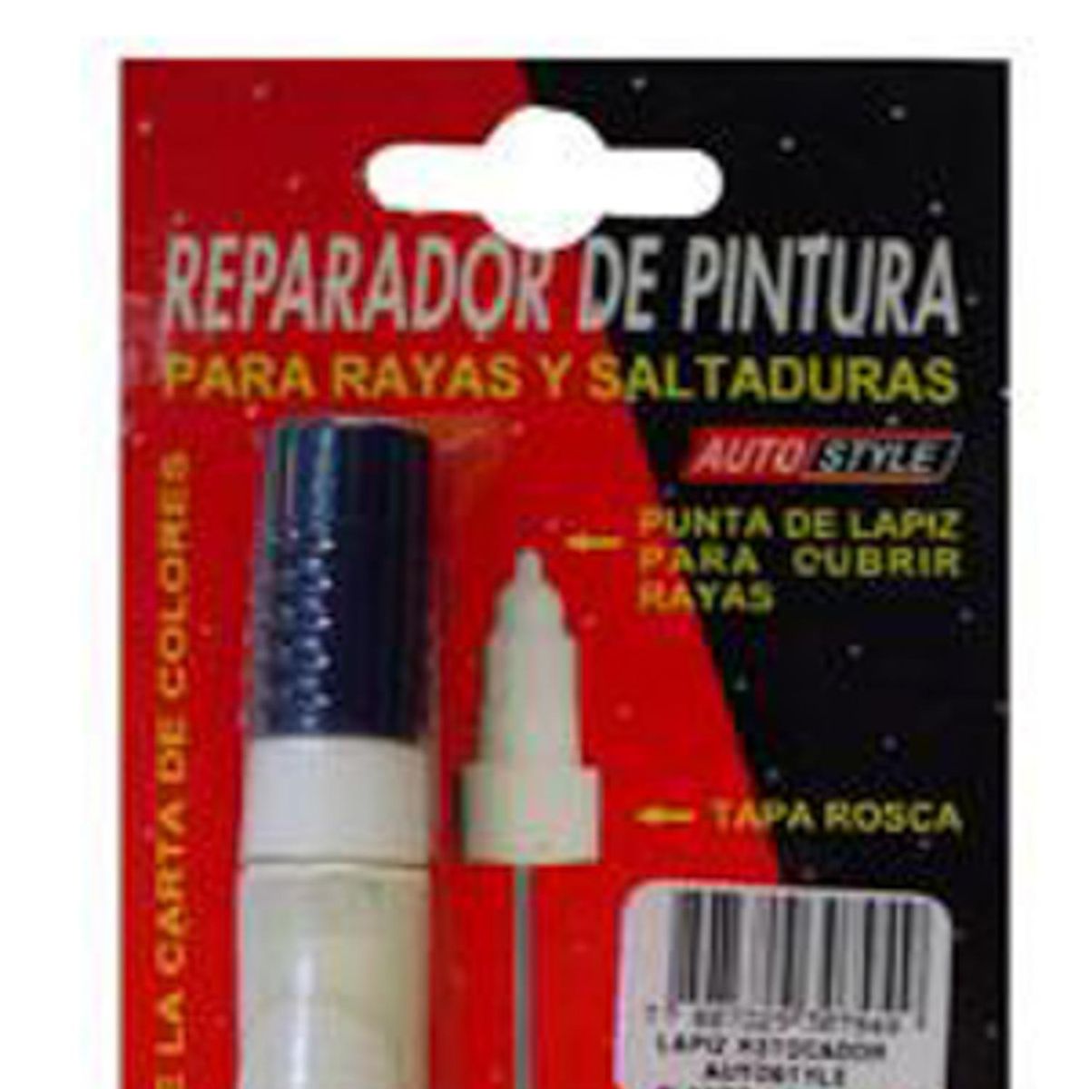 AUTOSTYLE - Lápiz Reparador de Pintura Autostyle Blanco Invierno para Auto
