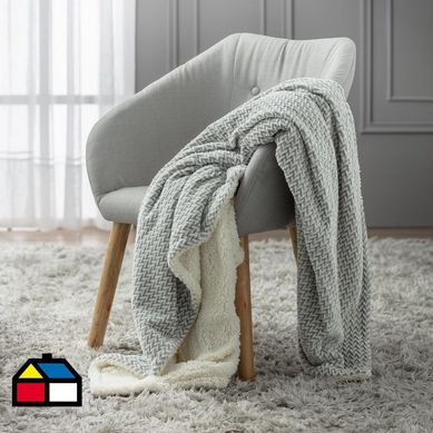 Manta urban jacq 125x150 cm gris