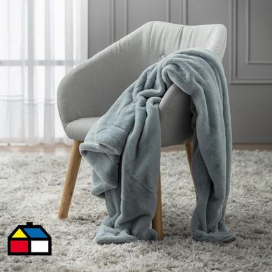 Manta nordic rabit 125x150 cm celeste