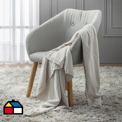 Manta nordic 130x160 cm gris