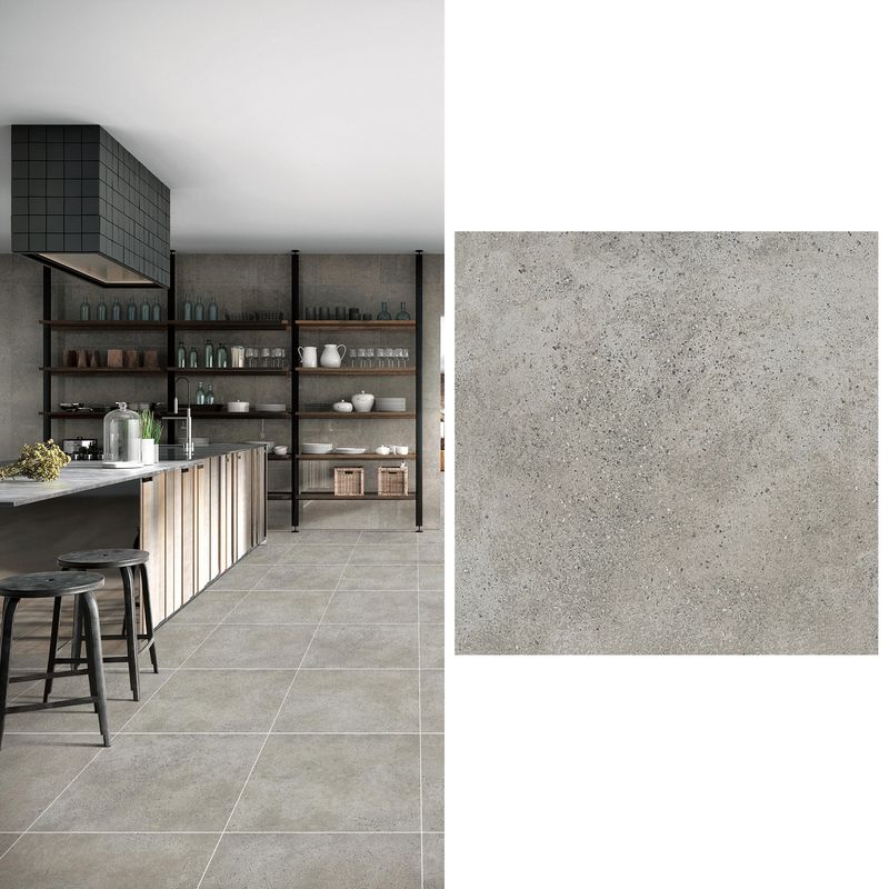 HOLZTEK - Porcelanato 60x60 cm Rust Greige Greige 1.44 m2