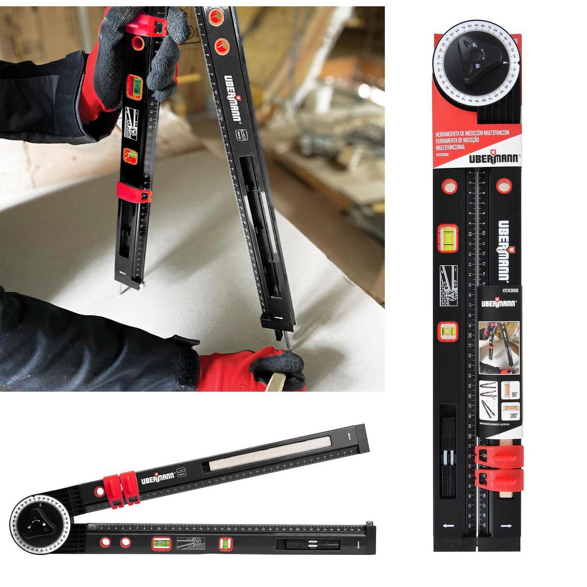 UBERMANN - Regla medición multifución