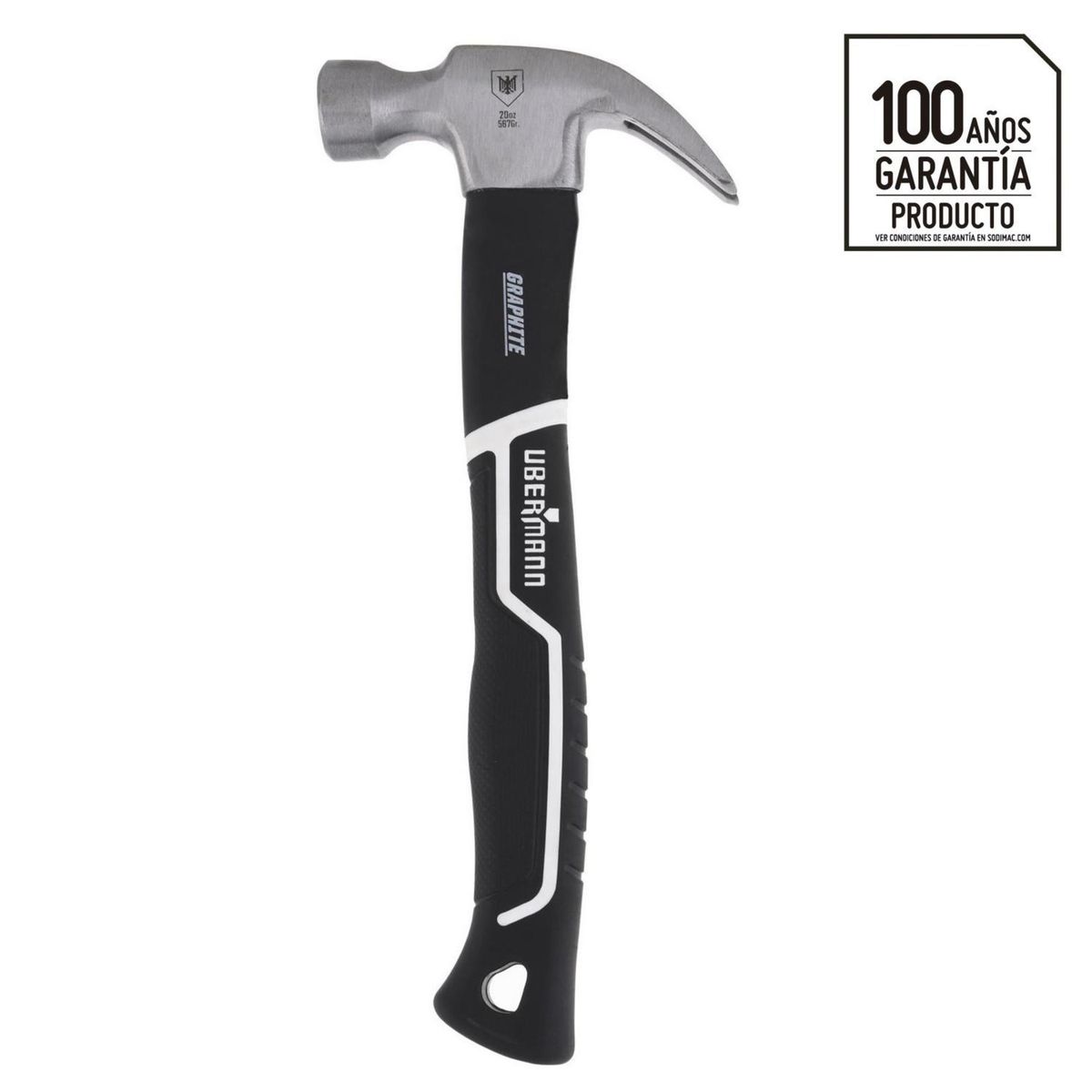 UBERMANN - Martillo carpintero 20 Oz acero