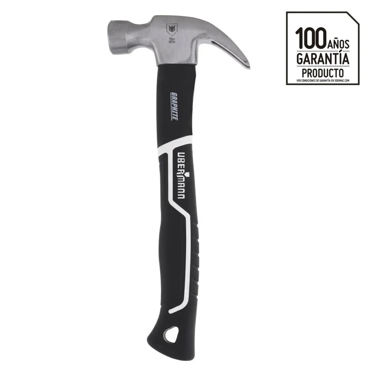 UBERMANN - Martillo carpintero 20 Oz acero