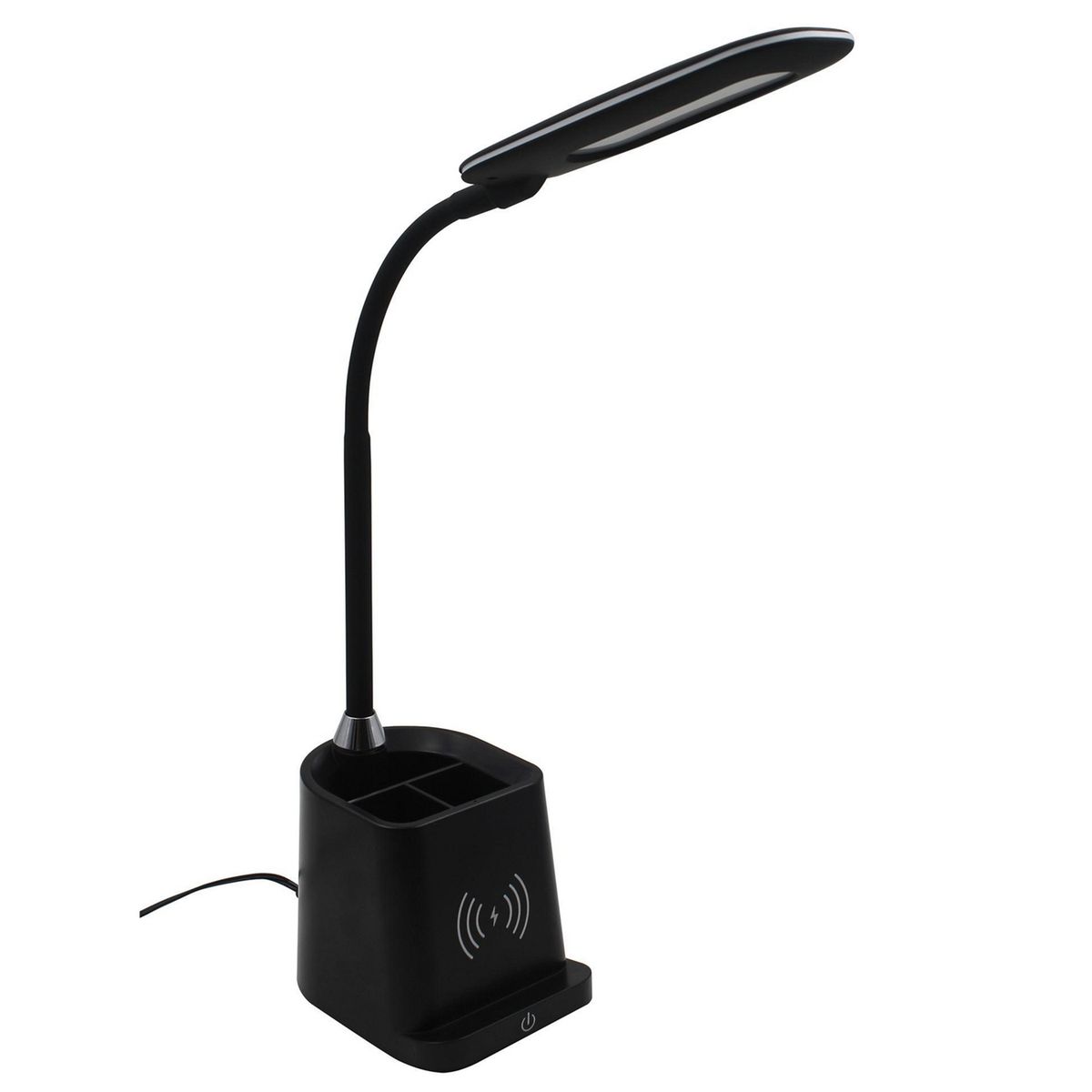 JUST HOME COLLECTION - Lámpara de Escritorio Org Negro 9.5x32.8 cm