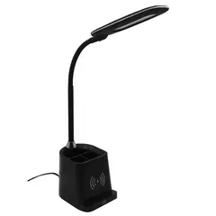 JUST HOME COLLECTION - Lámpara de Escritorio PL-0352-BK Negro 9.5x32.8 cm