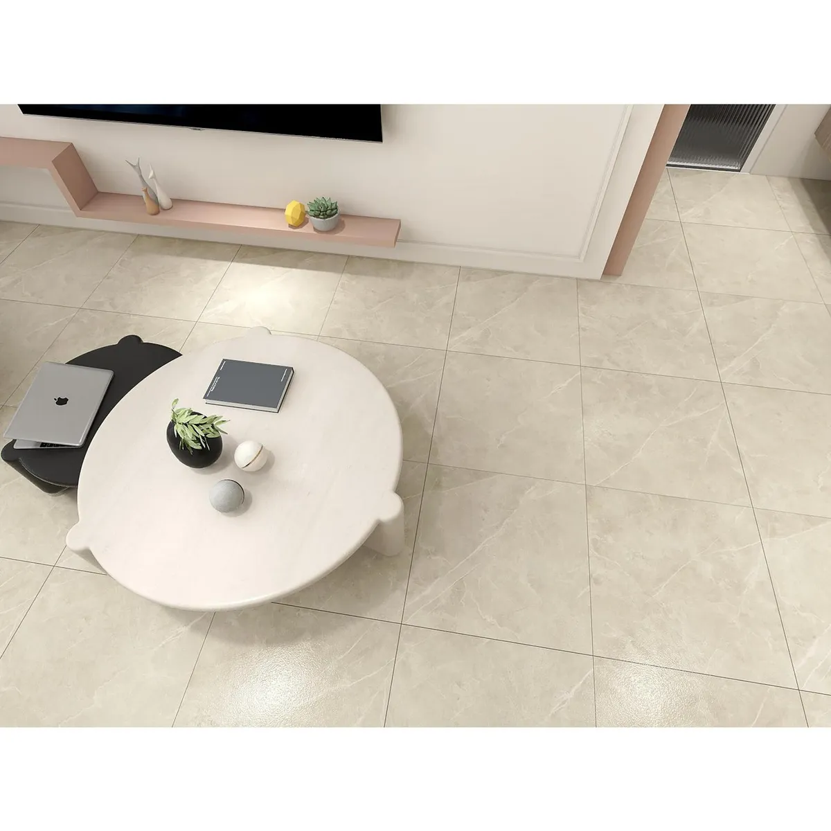 HOLZTEK - Porcelanato 60x60 cm Veta White Blanco 1.44 m2