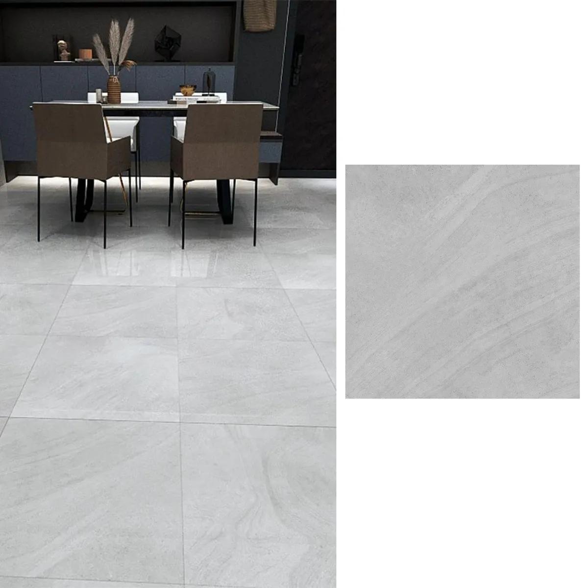 HOLZTEK - Porcelanato 60x60 cm White Blanco 1.44 m2
