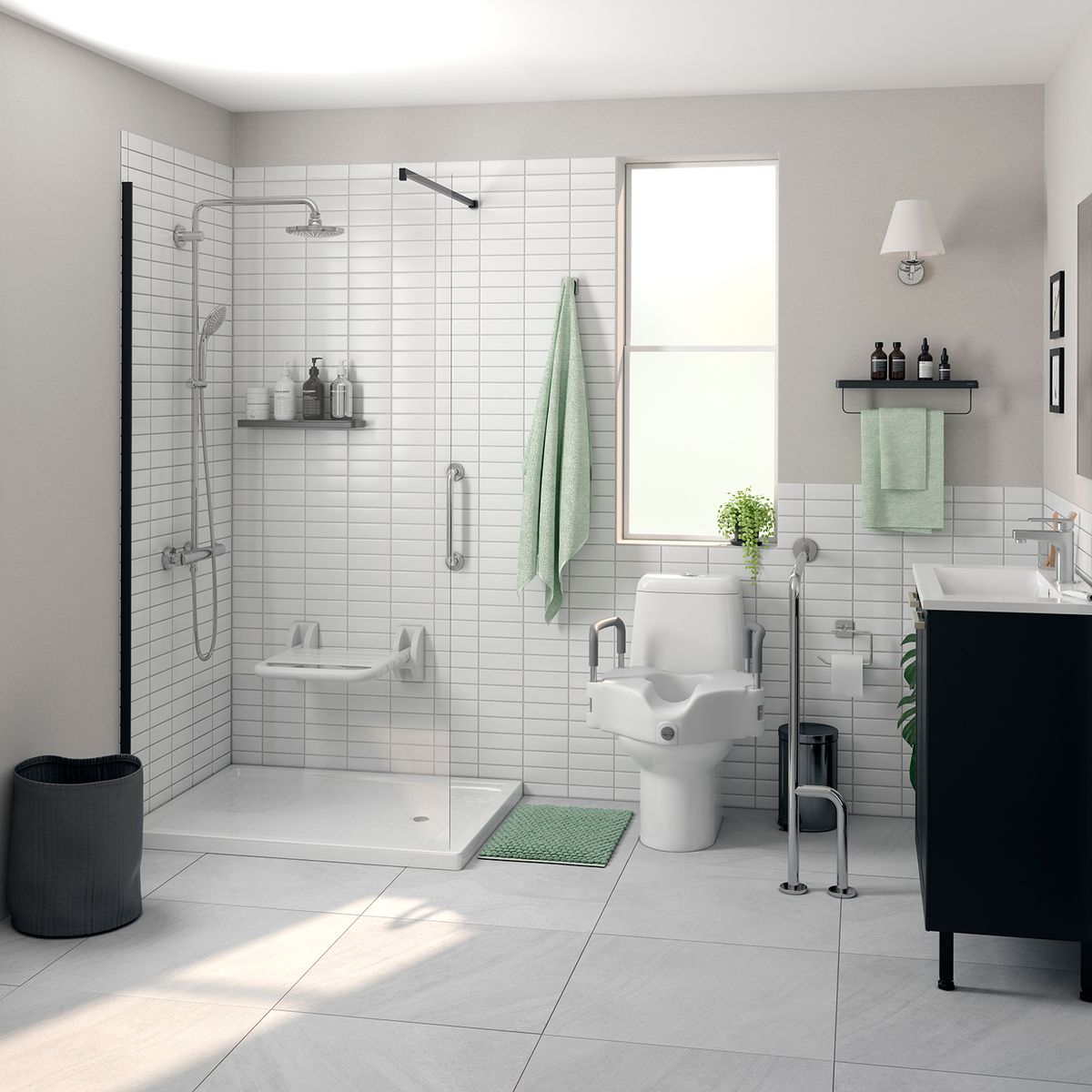 HOLZTEK - Porcelanato 60x60 cm White Blanco 1.44 m2