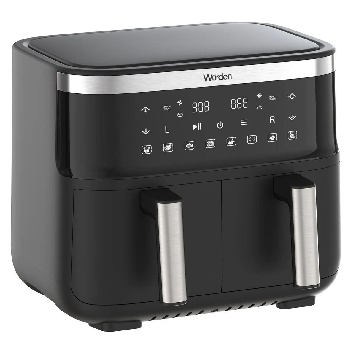 WURDEN - Freidora de Aire Doble 8 Litros WFR-DUOCHEF8