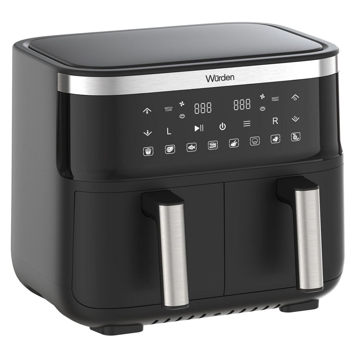 WURDEN - Freidora de Aire Doble 8 Litros WFR-DUOCHEF8
