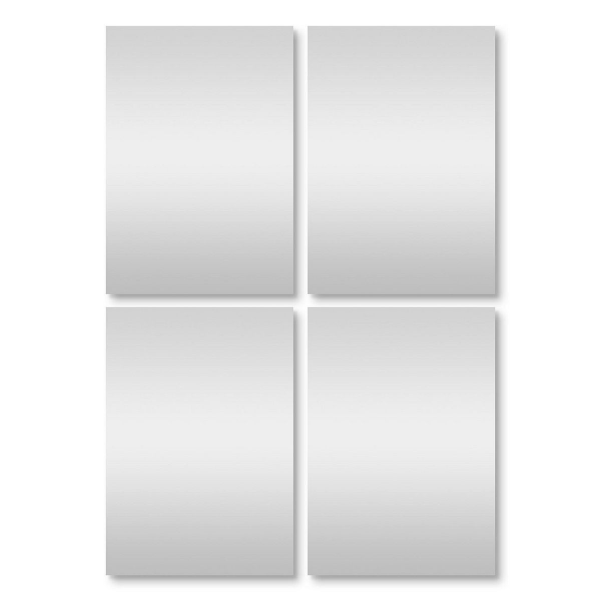 JUST HOME COLLECTION - Set de 4 espejos cuadrado