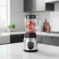 WURDEN - Licuadora 1.5 Litros Acero inoxidable; Negro Titanio