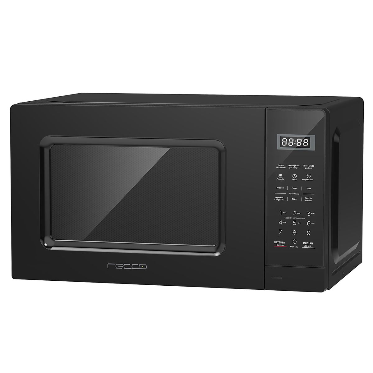 RECCO - Microondas Digital 20 Litros Negro RMD-CUCINA20