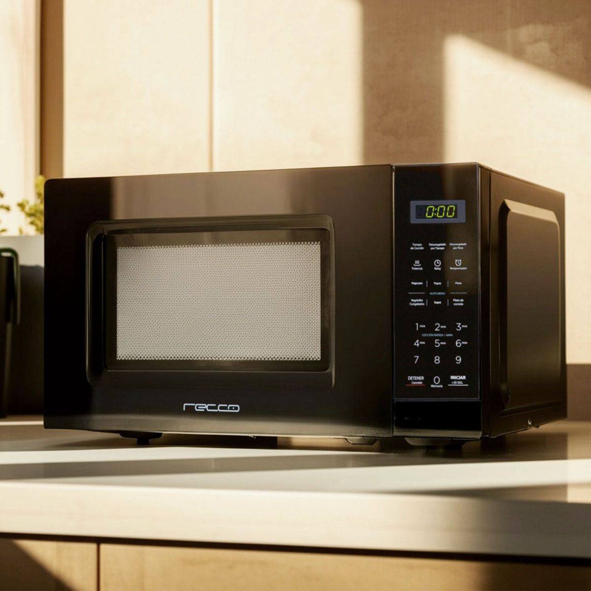 RECCO - Microondas Digital 20 Litros Negro RMD-CUCINA20