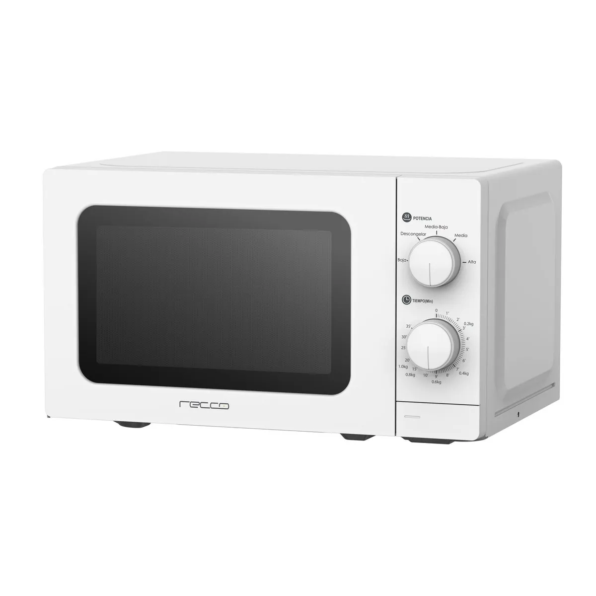 RECCO - Microondas Análogo 20 Litros Blanco RMM-20