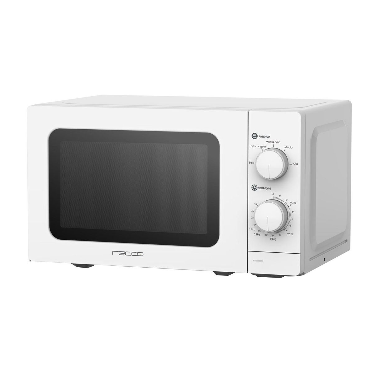 Microondas Análogo 20 Litros Blanco RMM-20, marca RECCO - Foto Principal