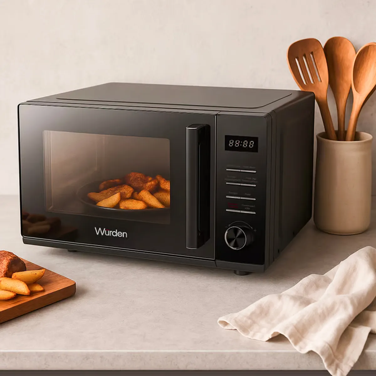 WURDEN - Microondas Digital 20 Litros Negro WMW-HEIZEN25