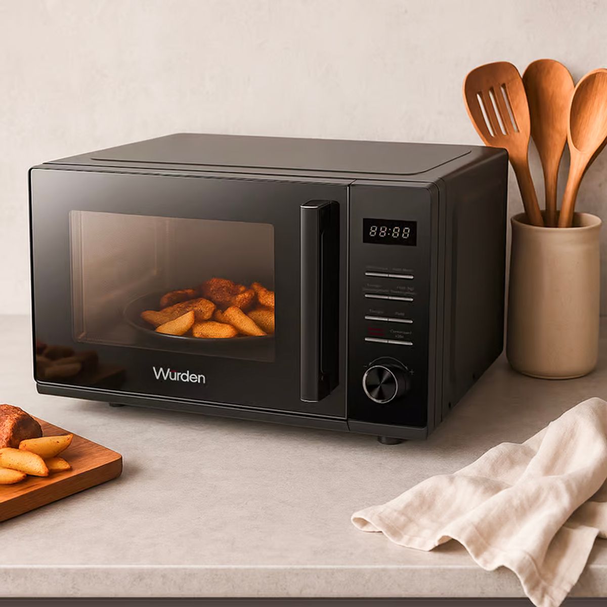 WURDEN - Microondas Digital 20 Litros Negro WMW-HEIZEN25