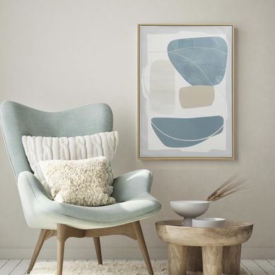 Cuadro Abtract Blue 50x70 cm