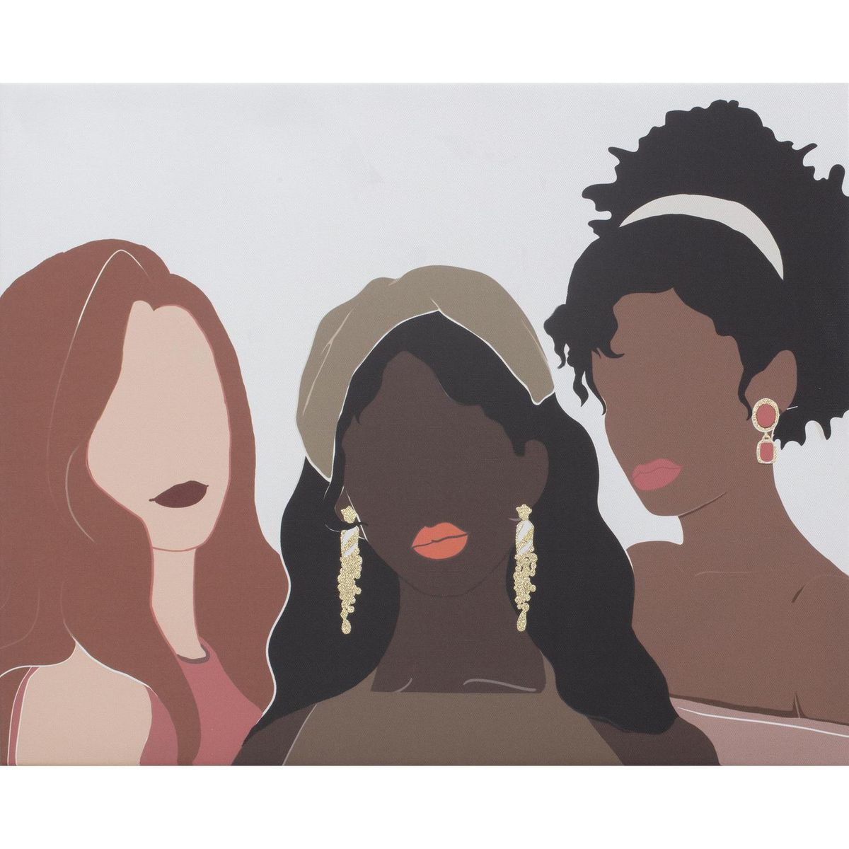 JUST HOME COLLECTION - Canvas Lady Vintage 50x40 cm