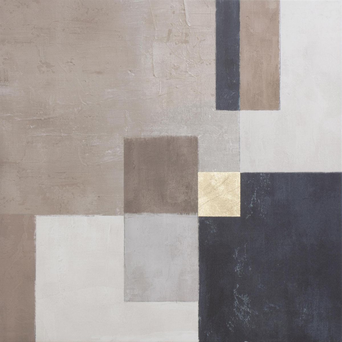 JUST HOME COLLECTION - Canvas Folia Abstract 90x90 cm