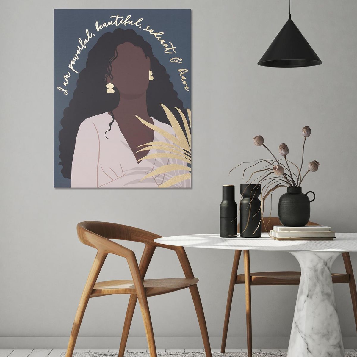 JUST HOME COLLECTION - Canvas Folia Mujer 60x80 cm