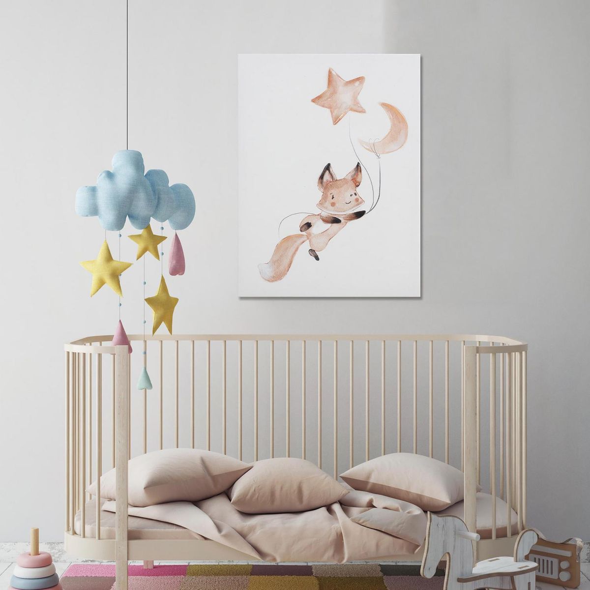 JUST HOME COLLECTION - Canvas Zorro Globo 30x40 cm