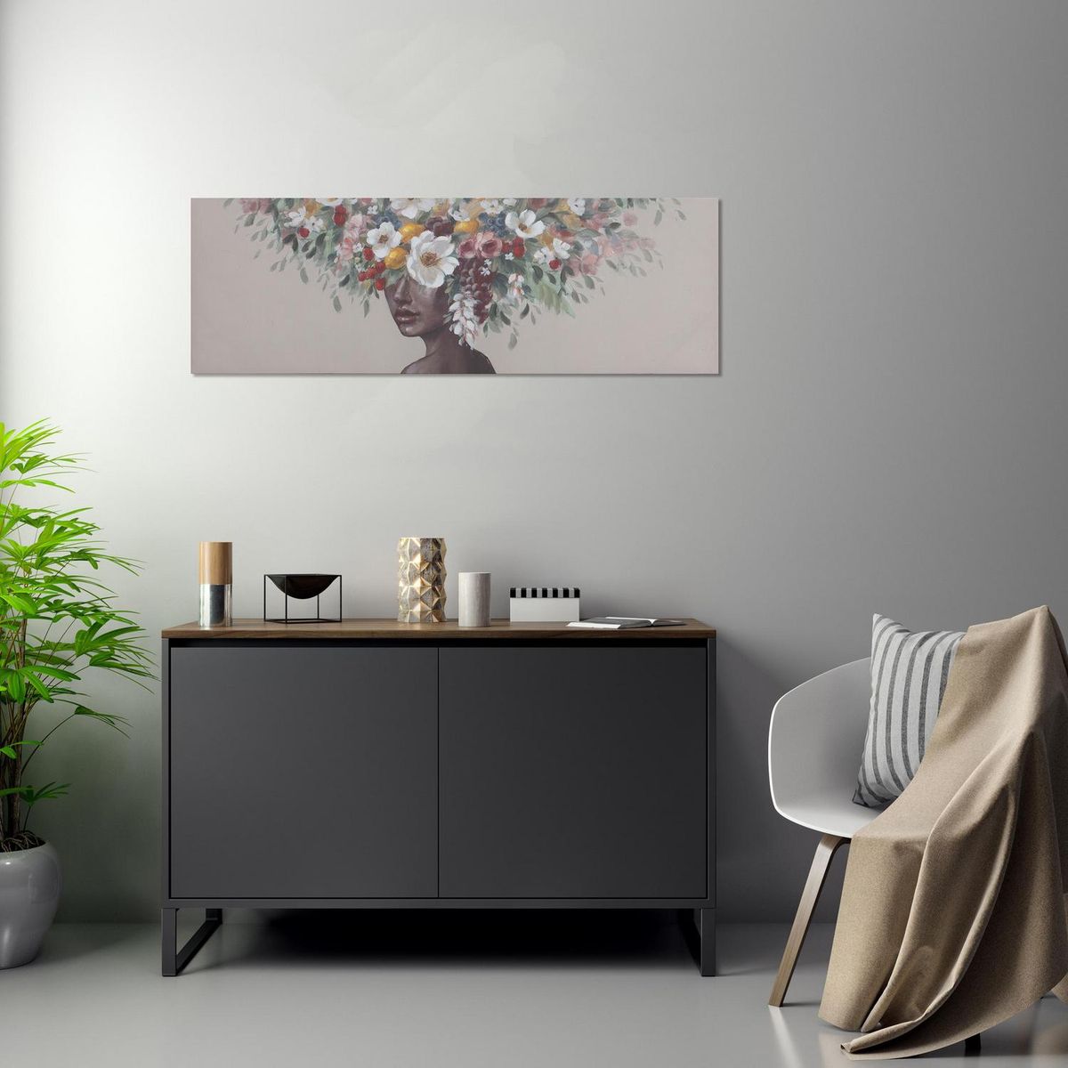 JUST HOME COLLECTION - Canvas Lady 1 120x40 cm