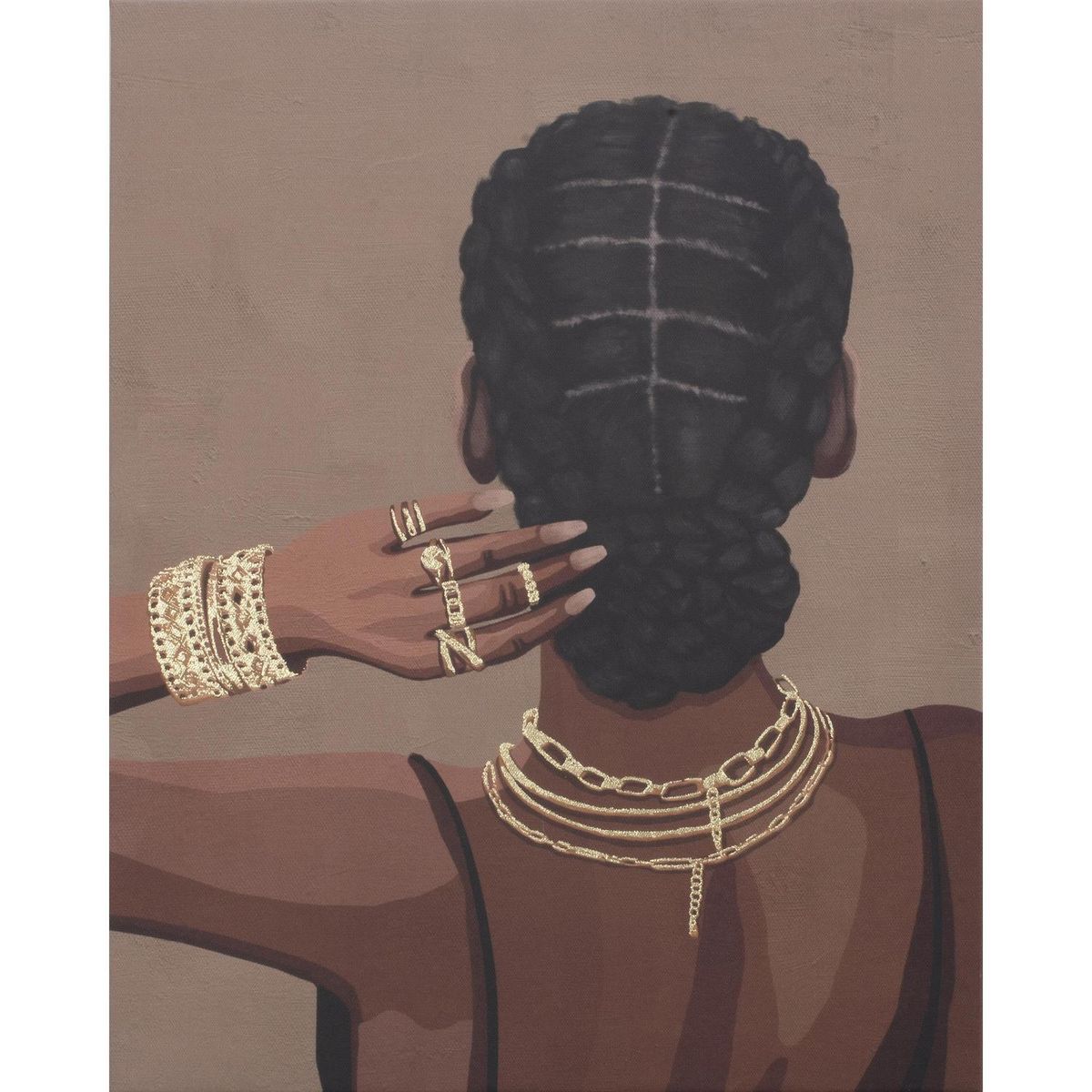 JUST HOME COLLECTION - Canvas Lady Vintage 1 40x50 cm