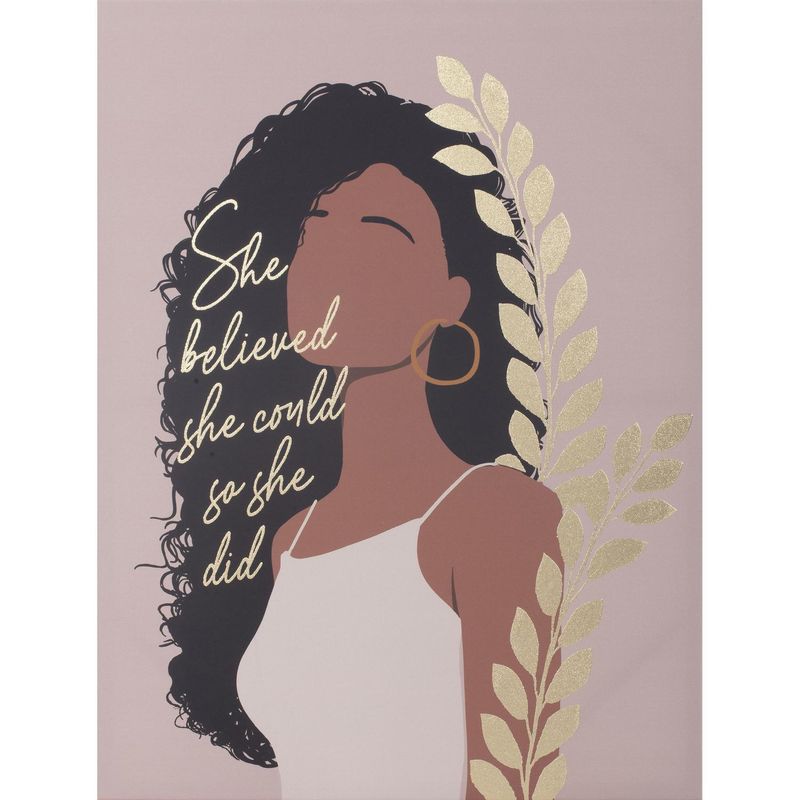 JUST HOME COLLECTION - Canvas Folia Mujer 2 60x80 cm