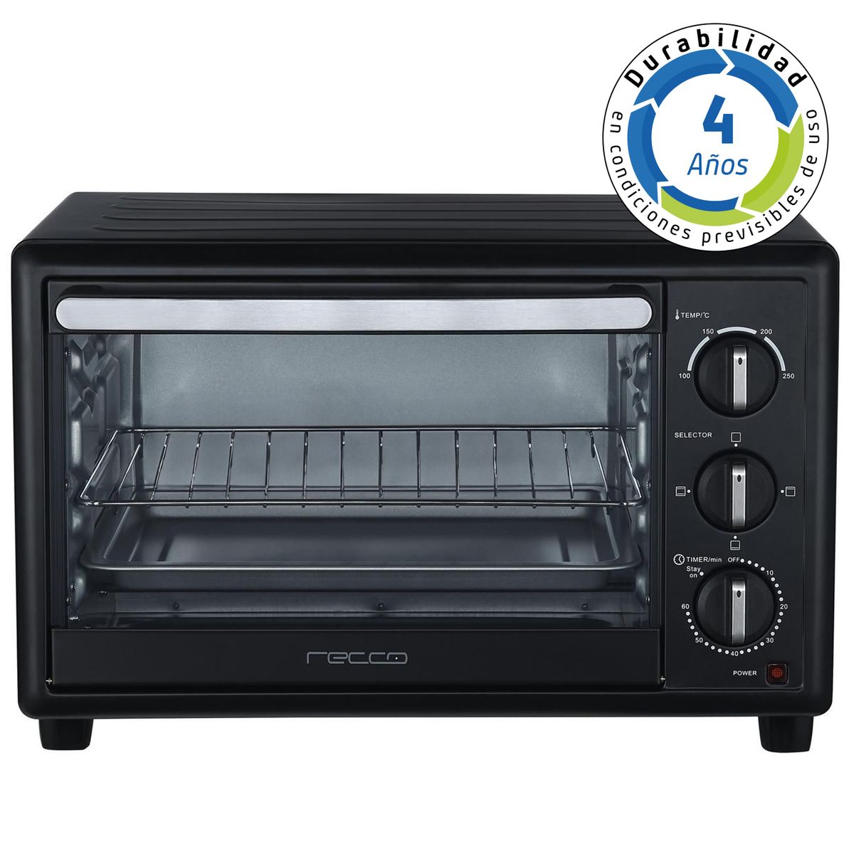Horno Eléctrico 30 Litros RHE-SCALDA3CL, marca RECCO - Foto Principal