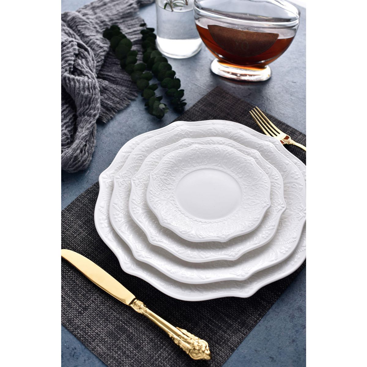 JUST HOME COLLECTION - Plato cena 30 cm Alice Porcelana