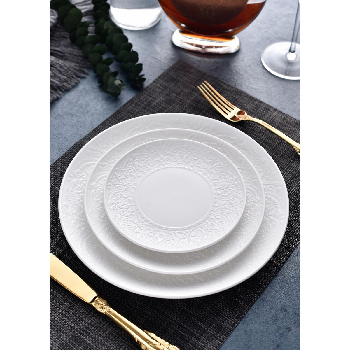 JUST HOME COLLECTION - Plato cena 26 cm Alice Porcelana