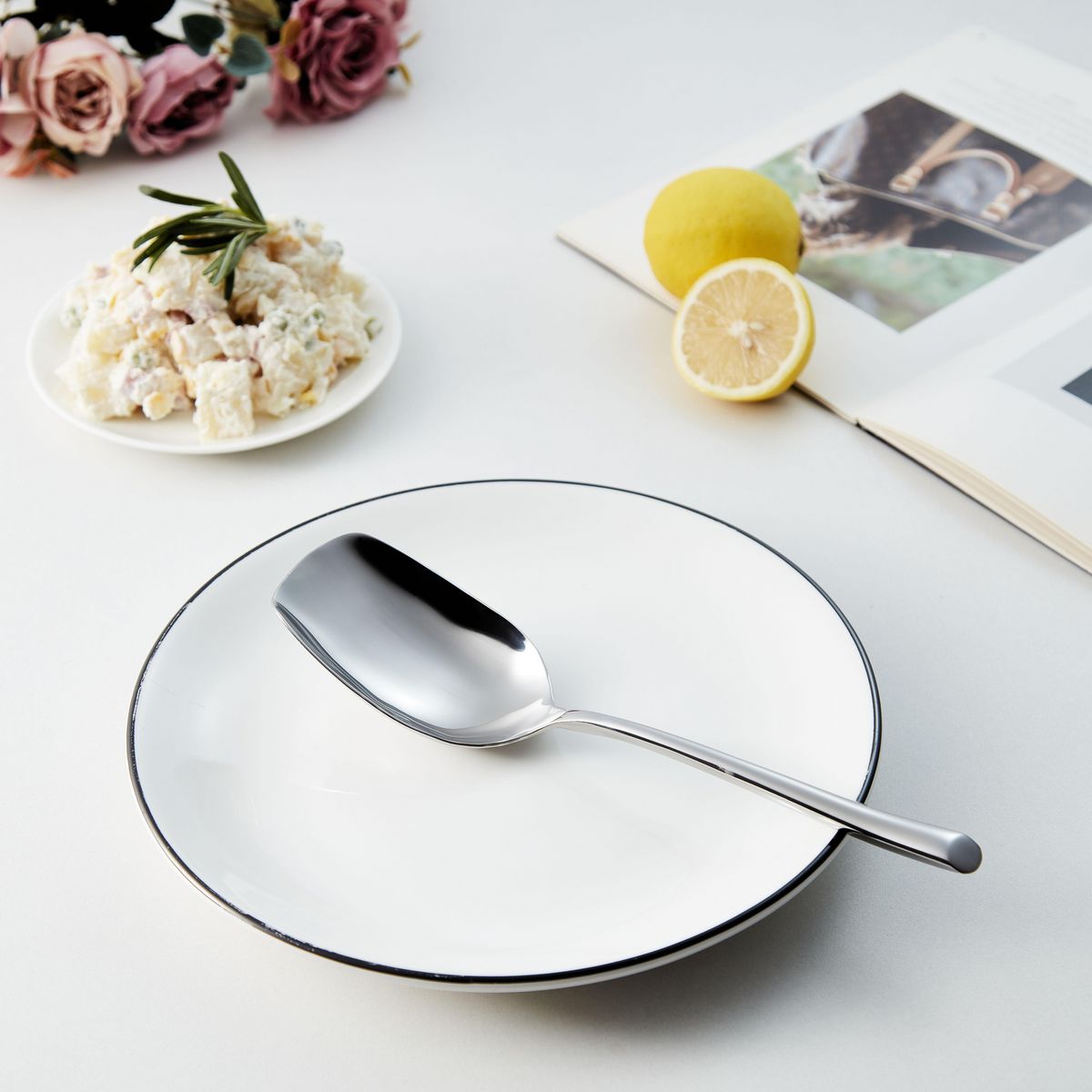 JUST HOME COLLECTION - Cuchara Servir Arroz 26 cm