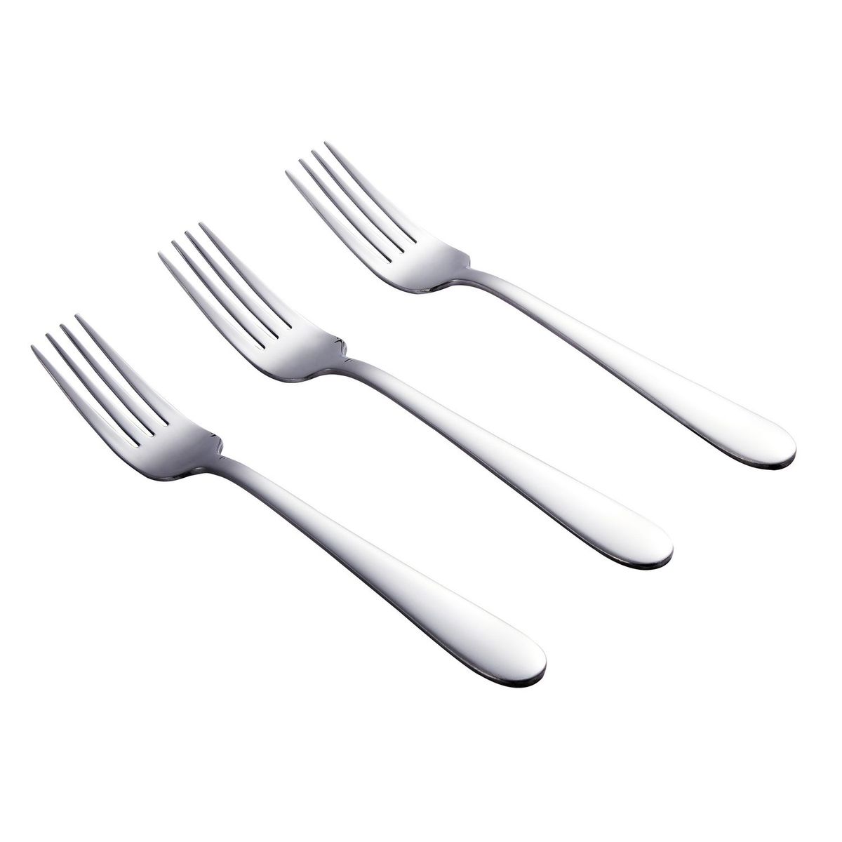JUST HOME COLLECTION - Set de 3 Tenedores Cena Just Home Collection Inoxidable Plateado