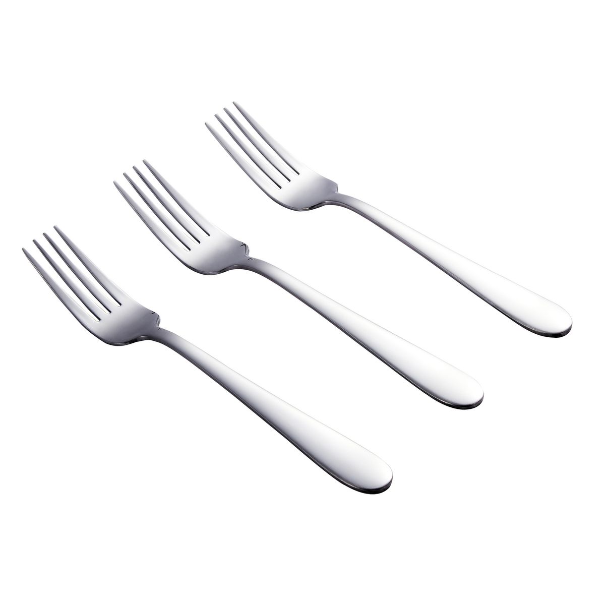 JUST HOME COLLECTION - Set de 3 Tenedores Cena Just Home Collection Inoxidable Plateado